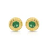Emerald Nesting Gem Studs