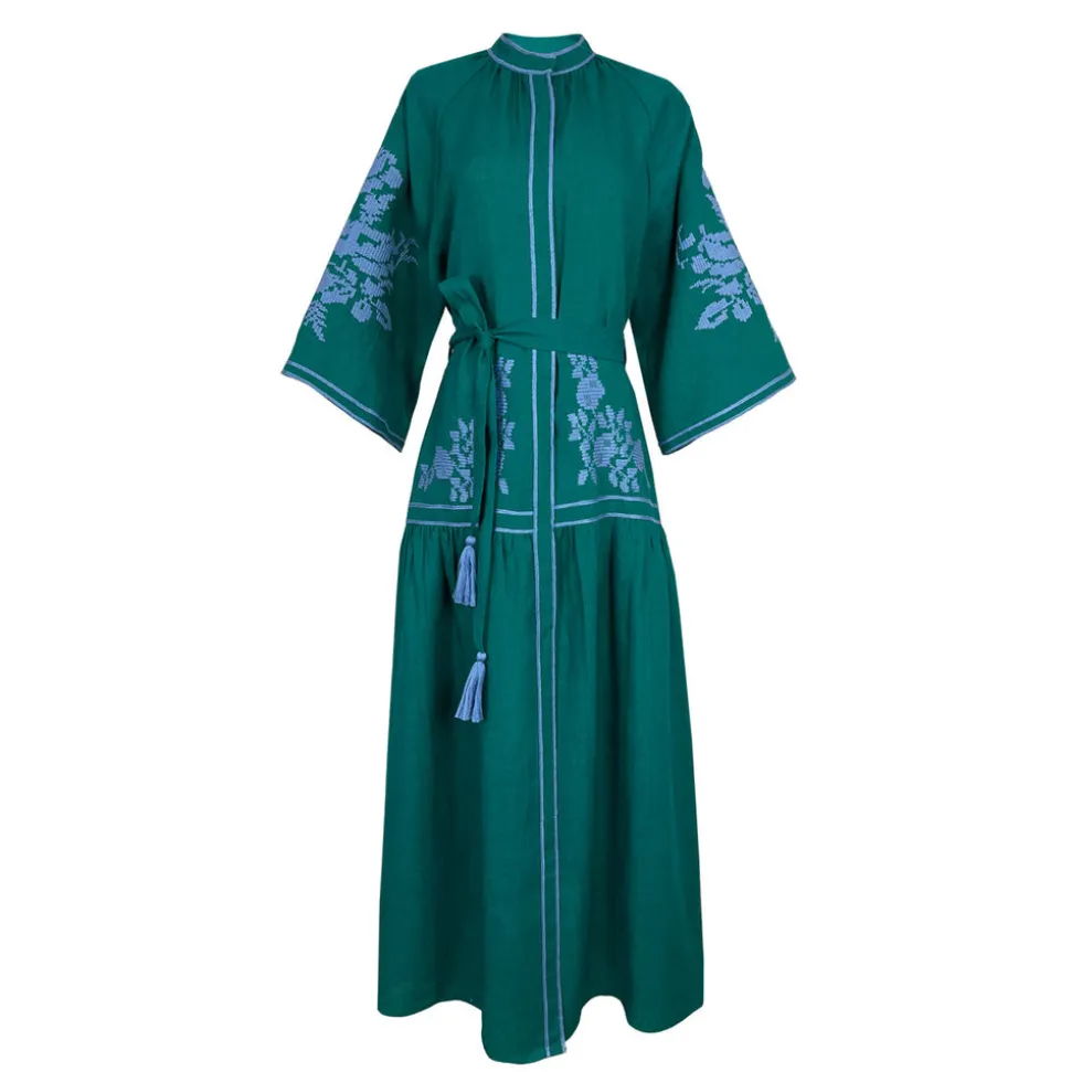 Emerald Swan Dress