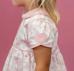 Emery Girl Set in Dallas Print