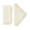 Emilia Scallop Embroidered Napkin