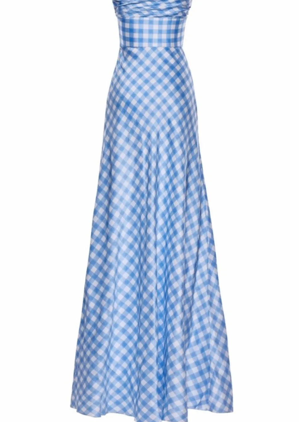 Emilie Cornflower Gingham Gown