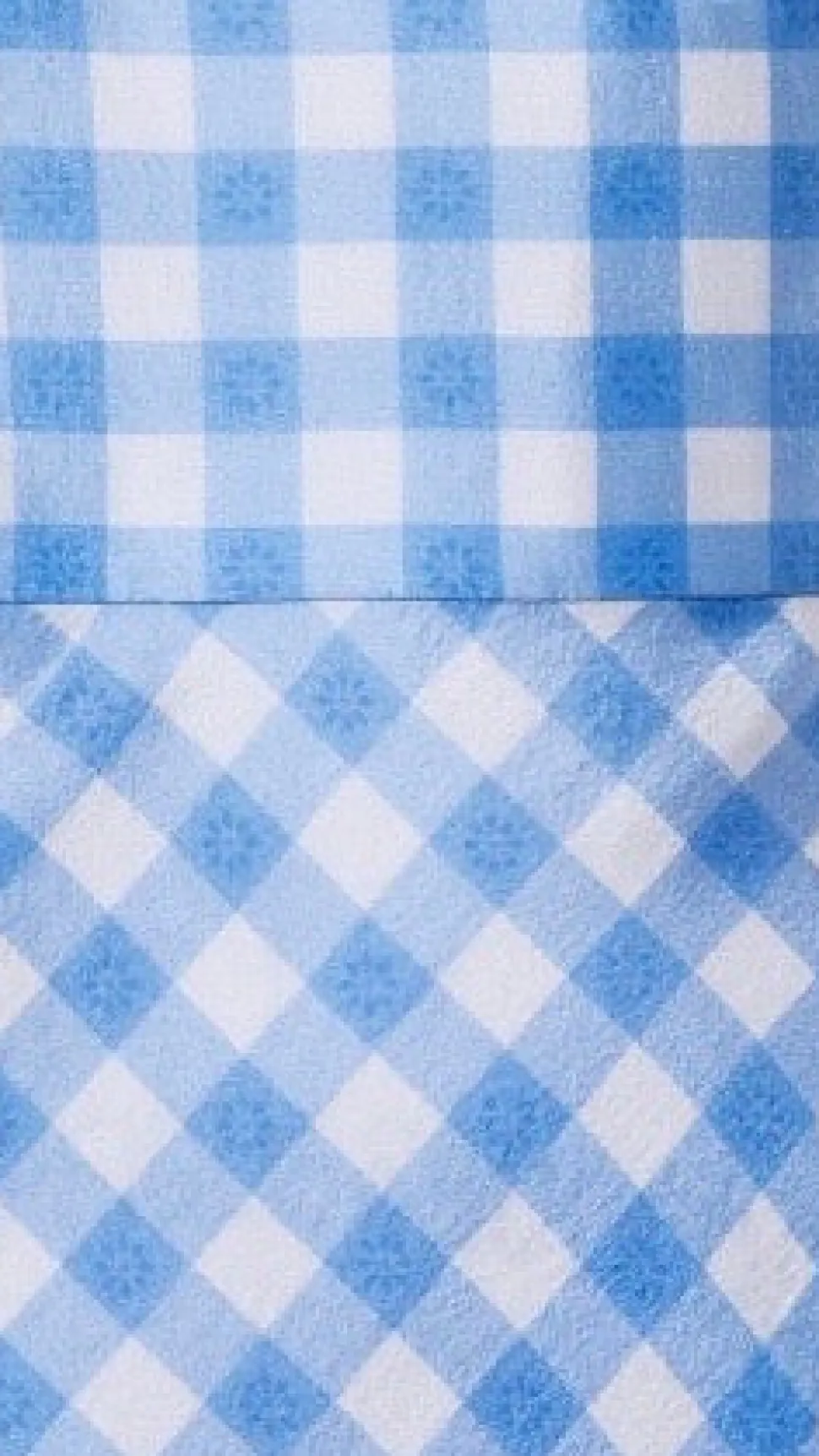 Emilie Cornflower Gingham Gown