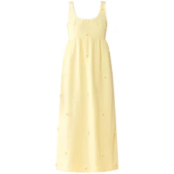 Emily Dress in Soft Butter Yellow