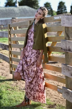 Emily Dress in Sugarcane Multi