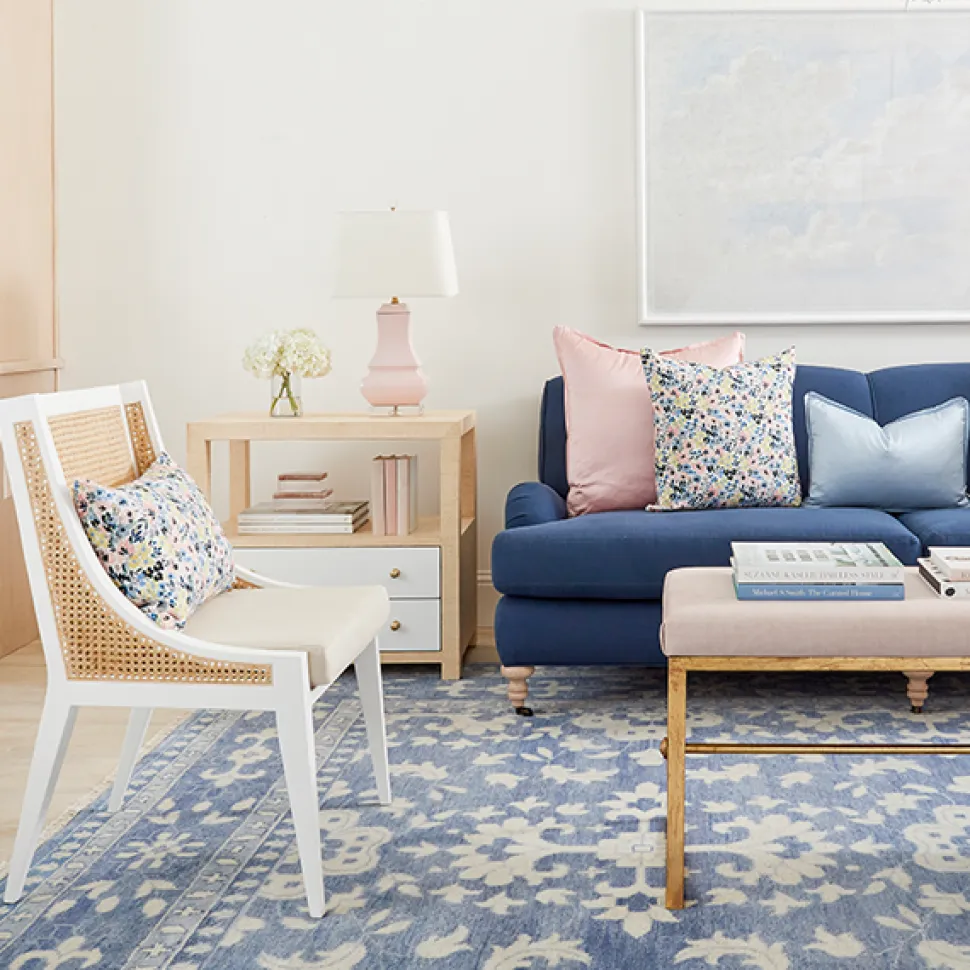 Emma Rug in French Blue