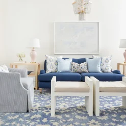 Emma Rug in French Blue