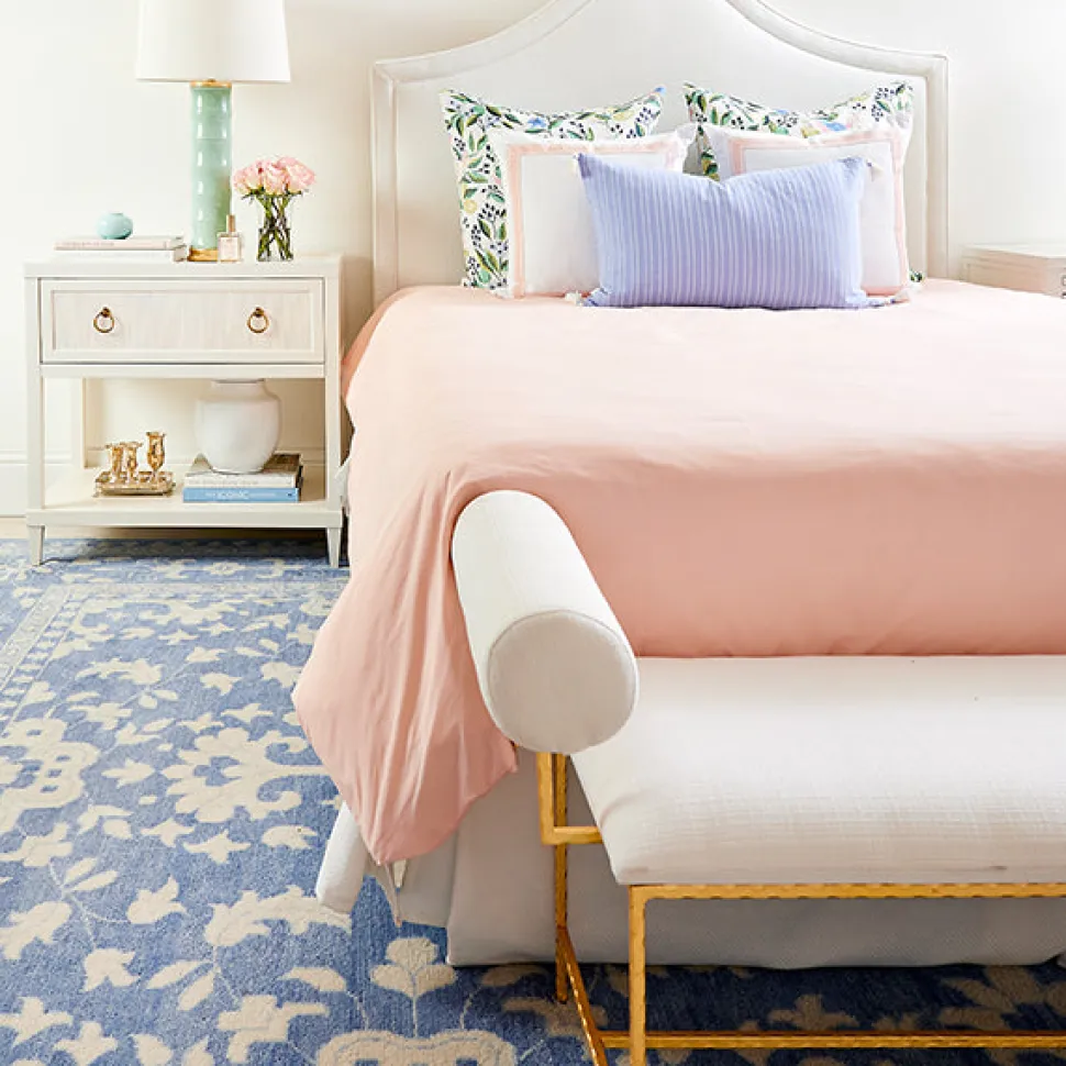 Emma Rug in French Blue