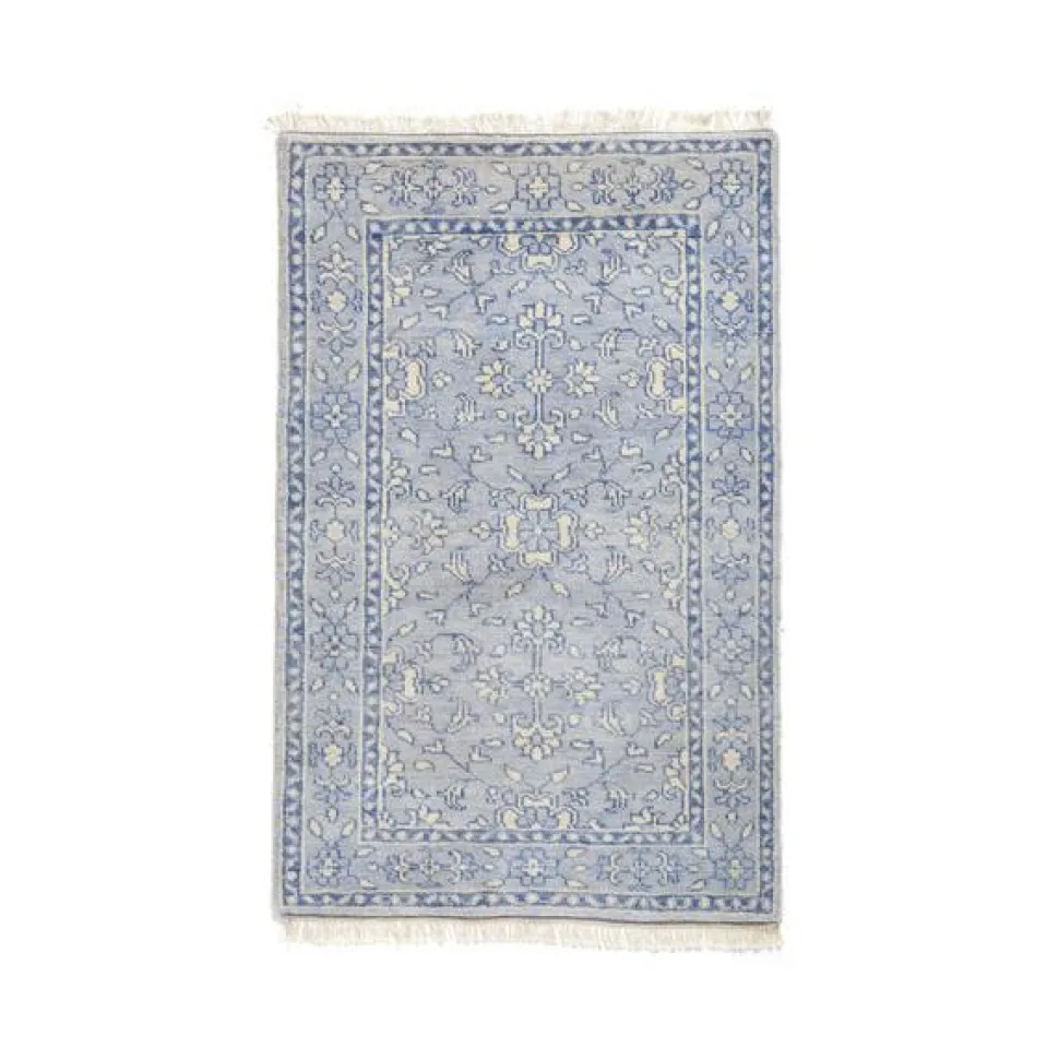 Emma Rug in Soft Blue