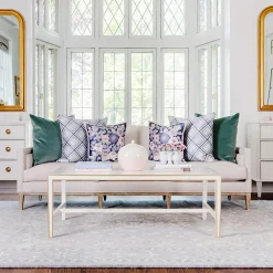Emma Rug in Soft Blue