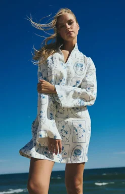 Emma Tunic in Delft Tile