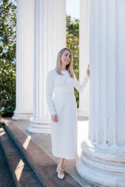 Emmett Dress in Ivory