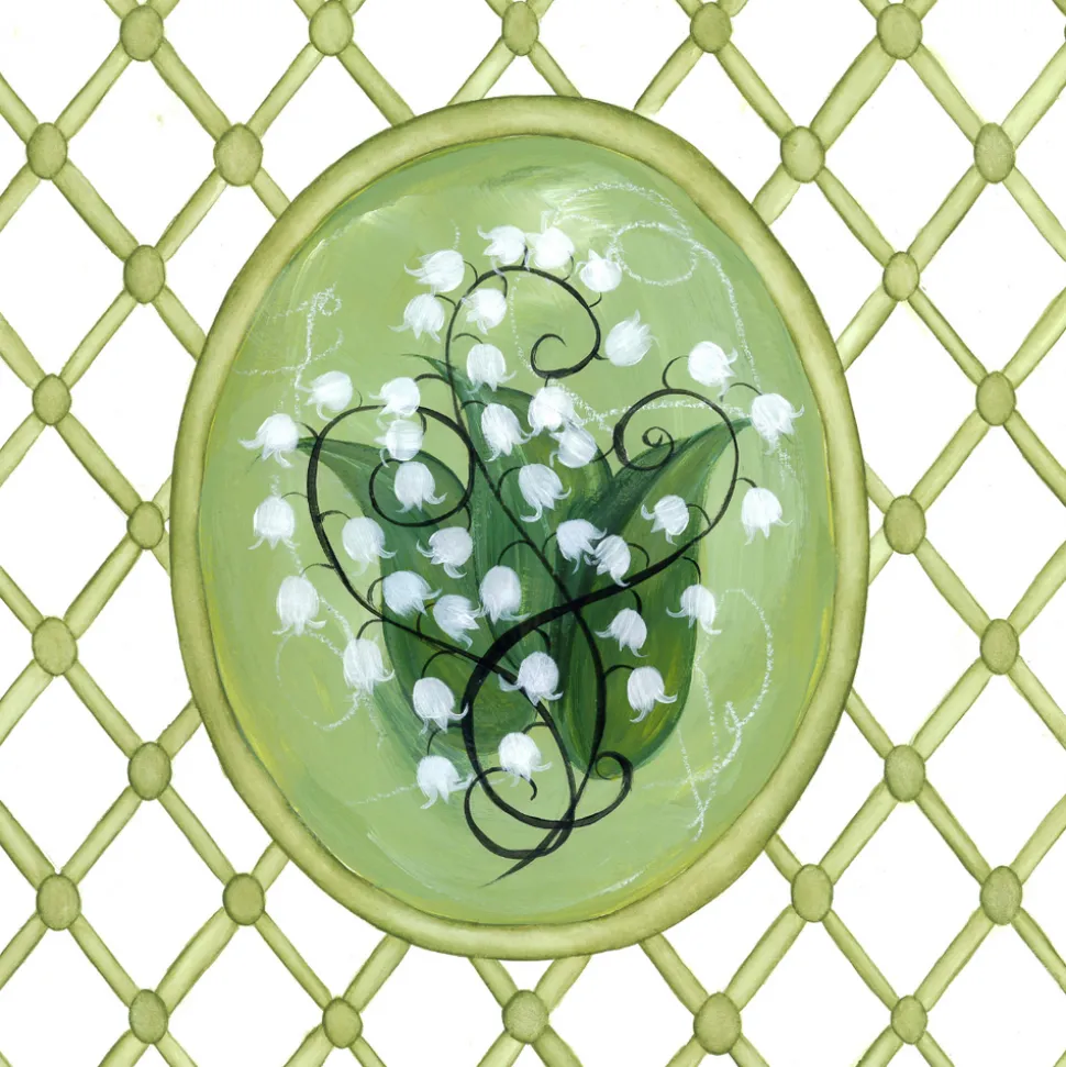 En Vert Botanical Prints, Set of 4