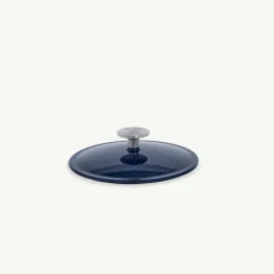 Enameled Cast Iron Saucepan in Harbour Blue