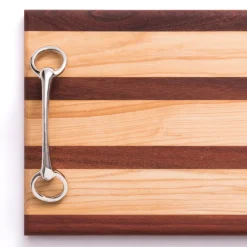 Equestrian Bit Double Handle Serving Board