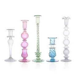 Esna Glass Candlestick