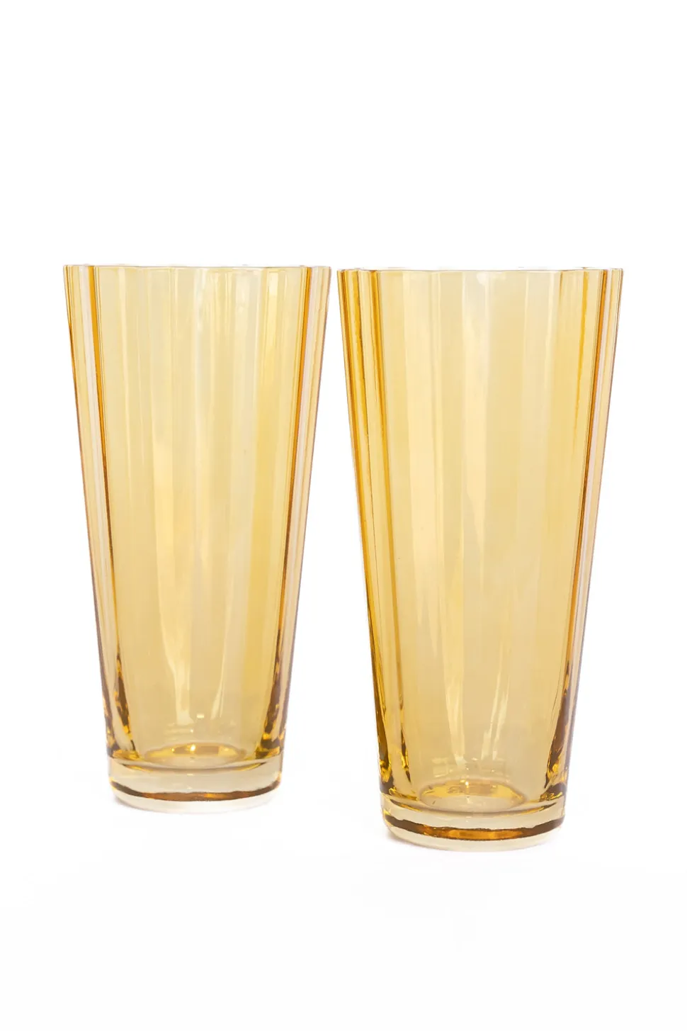 Estelle Colored Sunday High Balls, Set of 2 in Yellow