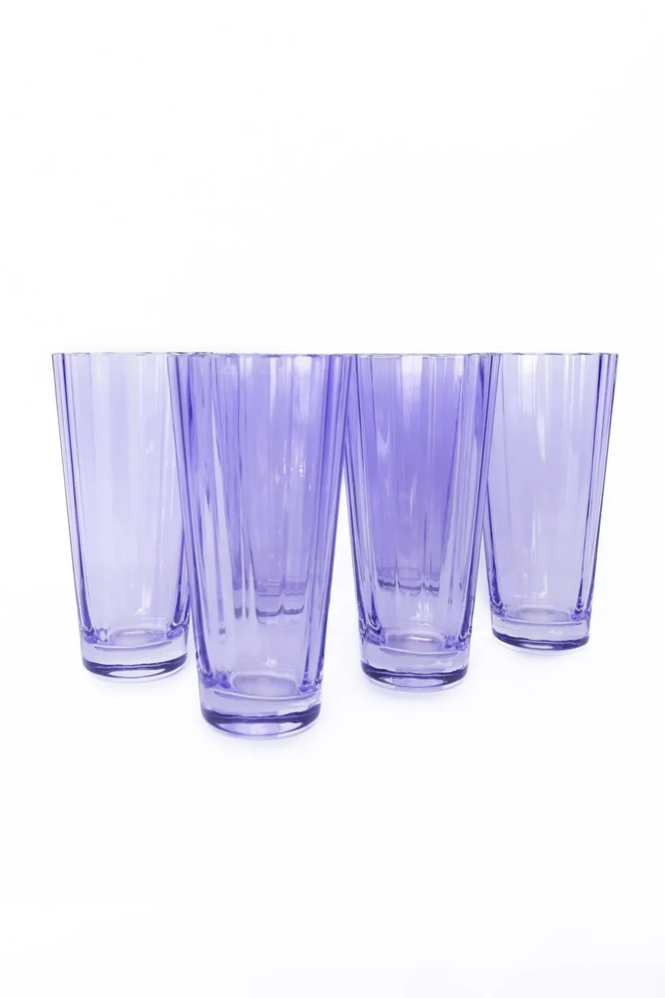 Estelle Colored Sunday High Balls, Set of 6 in Lavender