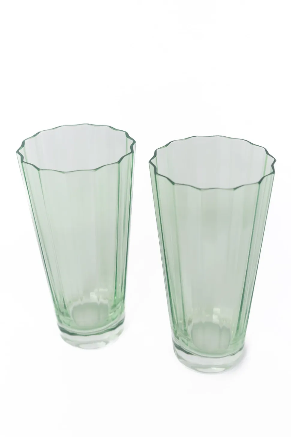 Estelle Colored Sunday High Balls, Set of 2 in Mint Green