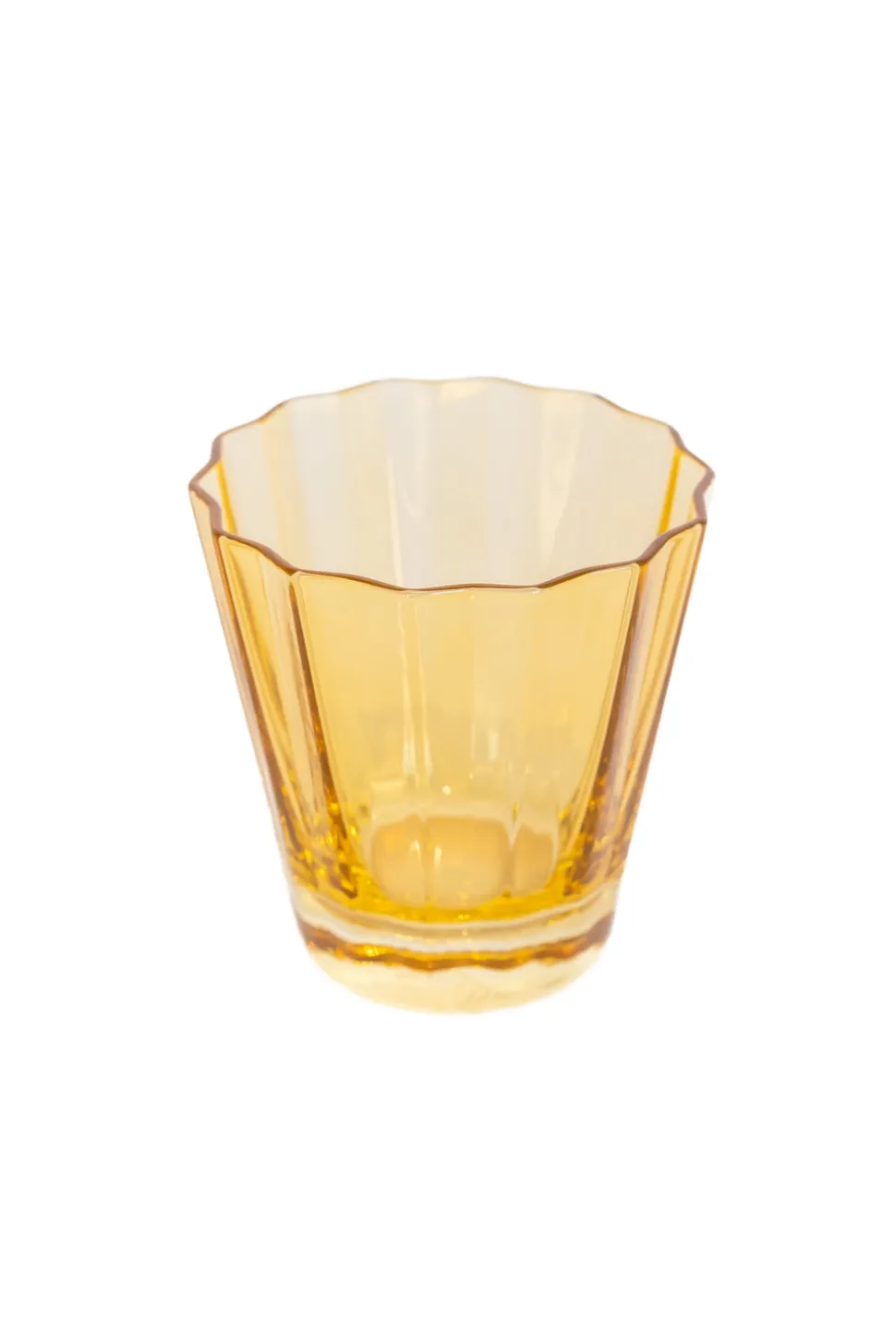 Estelle Colored Sunday Low Balls, Set of 6 in Yellow