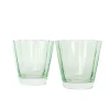 Estelle Colored Sunday Low Balls, Set of 2 in Mint Green