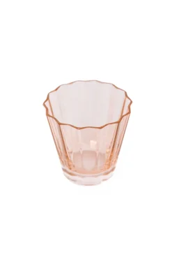 Estelle Colored Sunday Low Balls, Set of 6 in Blush Pink