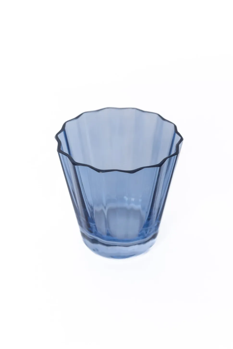Estelle Colored Sunday Low Balls, Set of 2 in Cobalt Blue