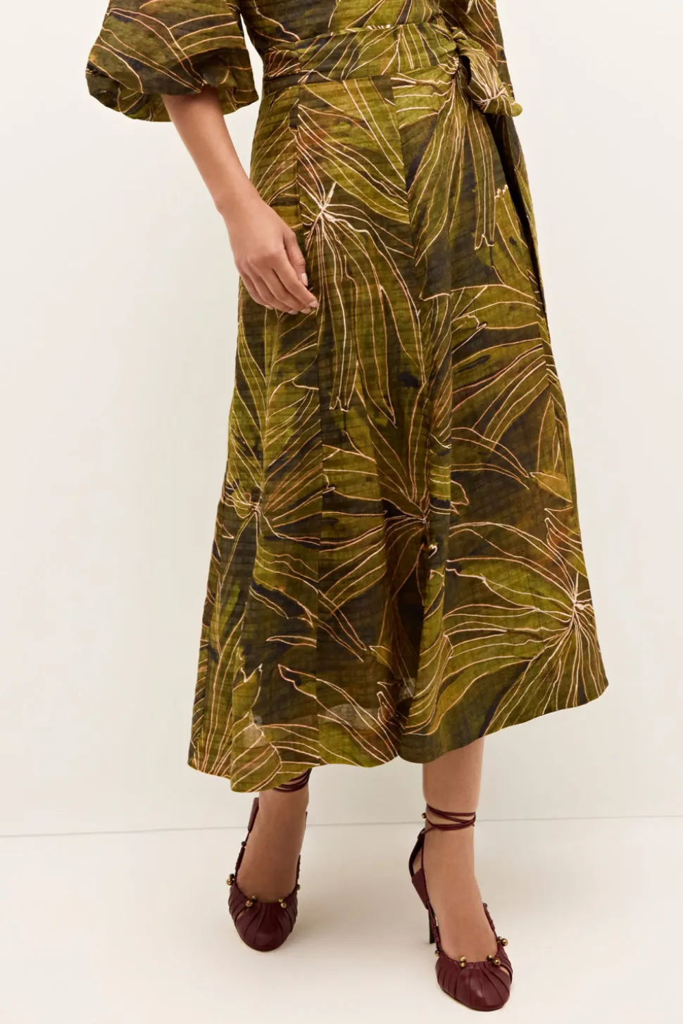 Estine Wrap Skirt in Canopy