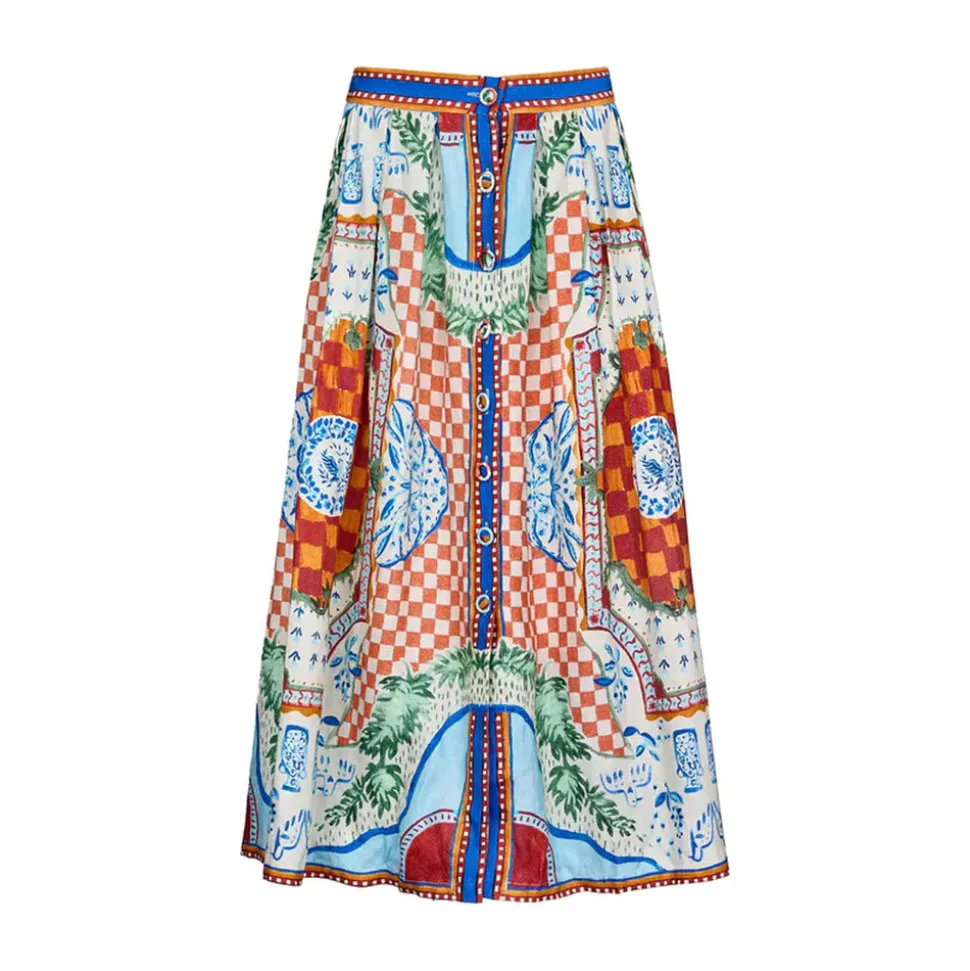 Eva Skirt in Sundance Tile