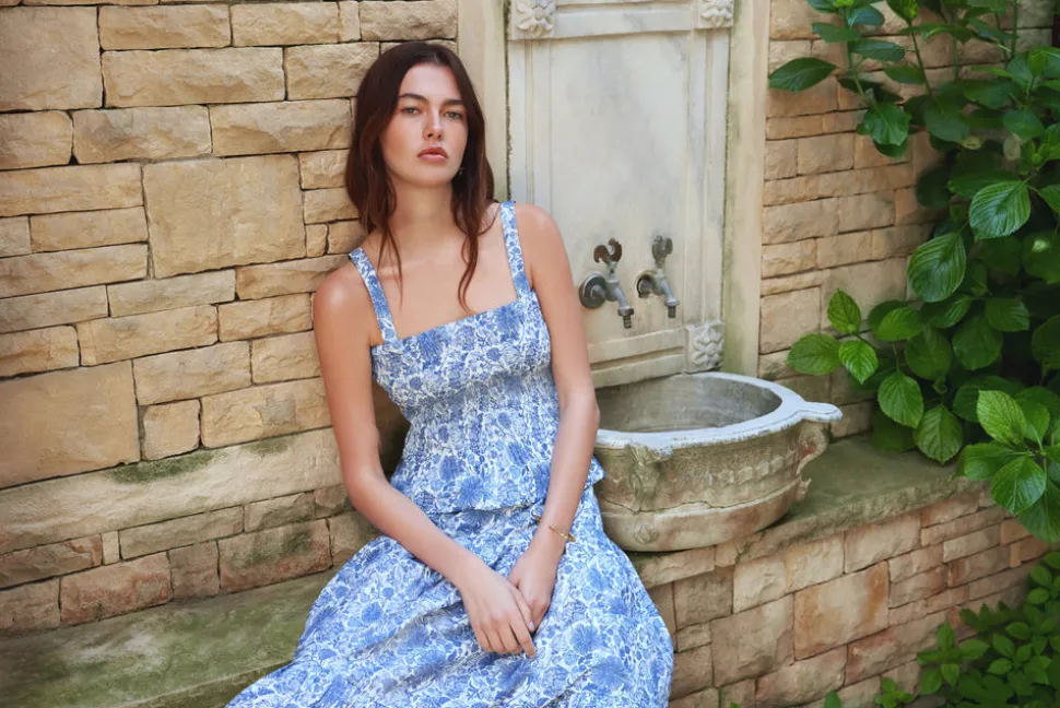 Eva Top in Blue