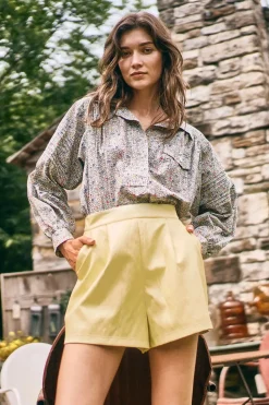 Evangeline Shirt - Made with Liberty Fabric in Katie and Millie