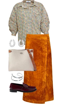 Evangeline Shirt - Made with Liberty Fabric in Katie and Millie