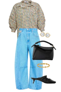 Evangeline Shirt - Made with Liberty Fabric in Katie and Millie