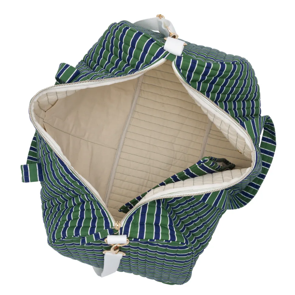 Evergreen Stripe Weekender Bag