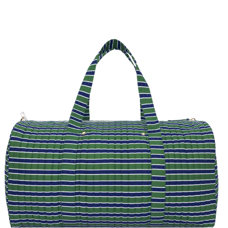 Evergreen Stripe Weekender Bag