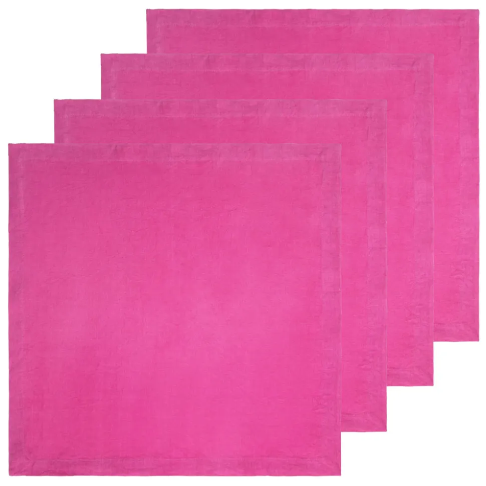 Everyday Napkin in Flamingo, Set of 4