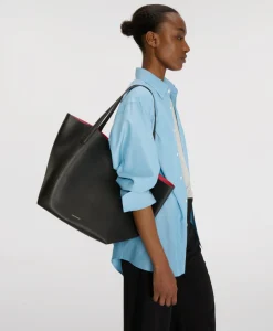 Everyday Soft Tote in Oxblood & Rosewood