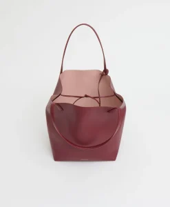 Everyday Soft Tote in Oxblood & Rosewood