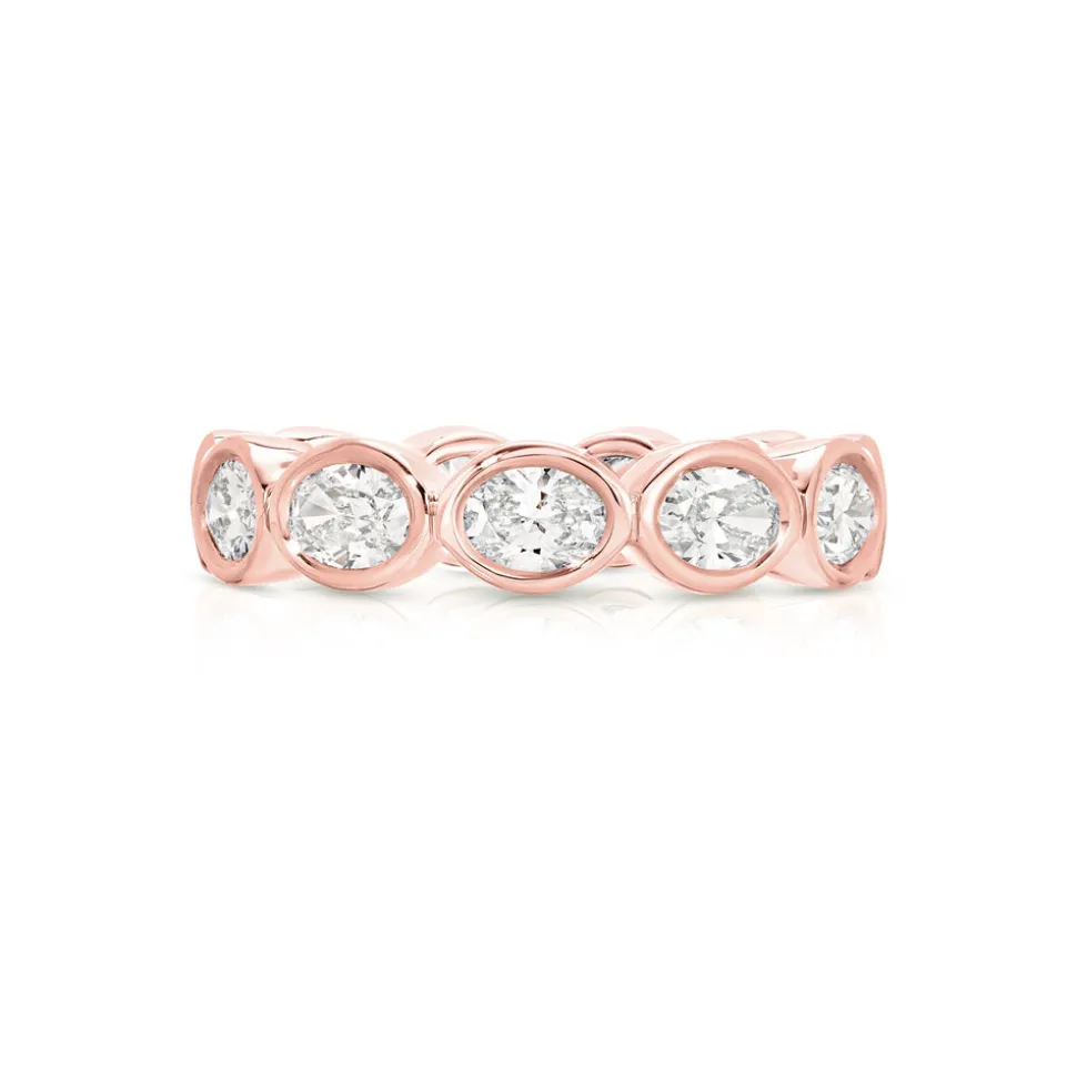 EW Bezel Oval Eternity Band