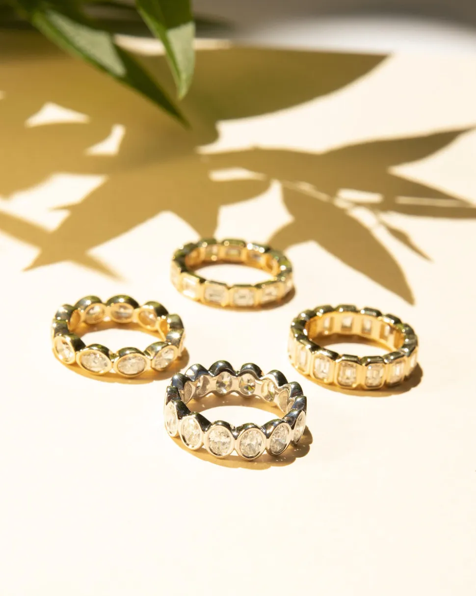 EW Bezel Oval Eternity Band
