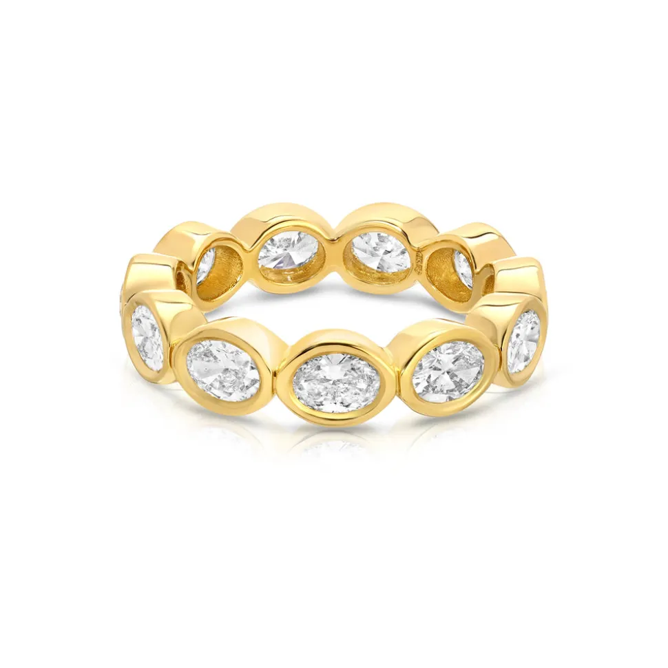 EW Bezel Oval Eternity Band