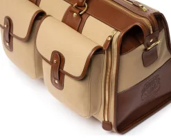 Express No. 2 Duffel Bag in Khaki Twill and Vintage Chestnut