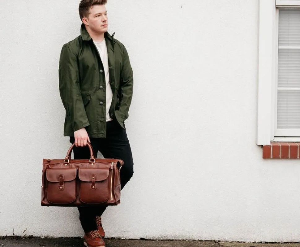 Express No. 2 Duffel Bag in Vintage Leather