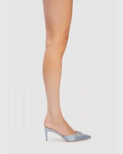 Extra 65 in Ashley Blue Satin