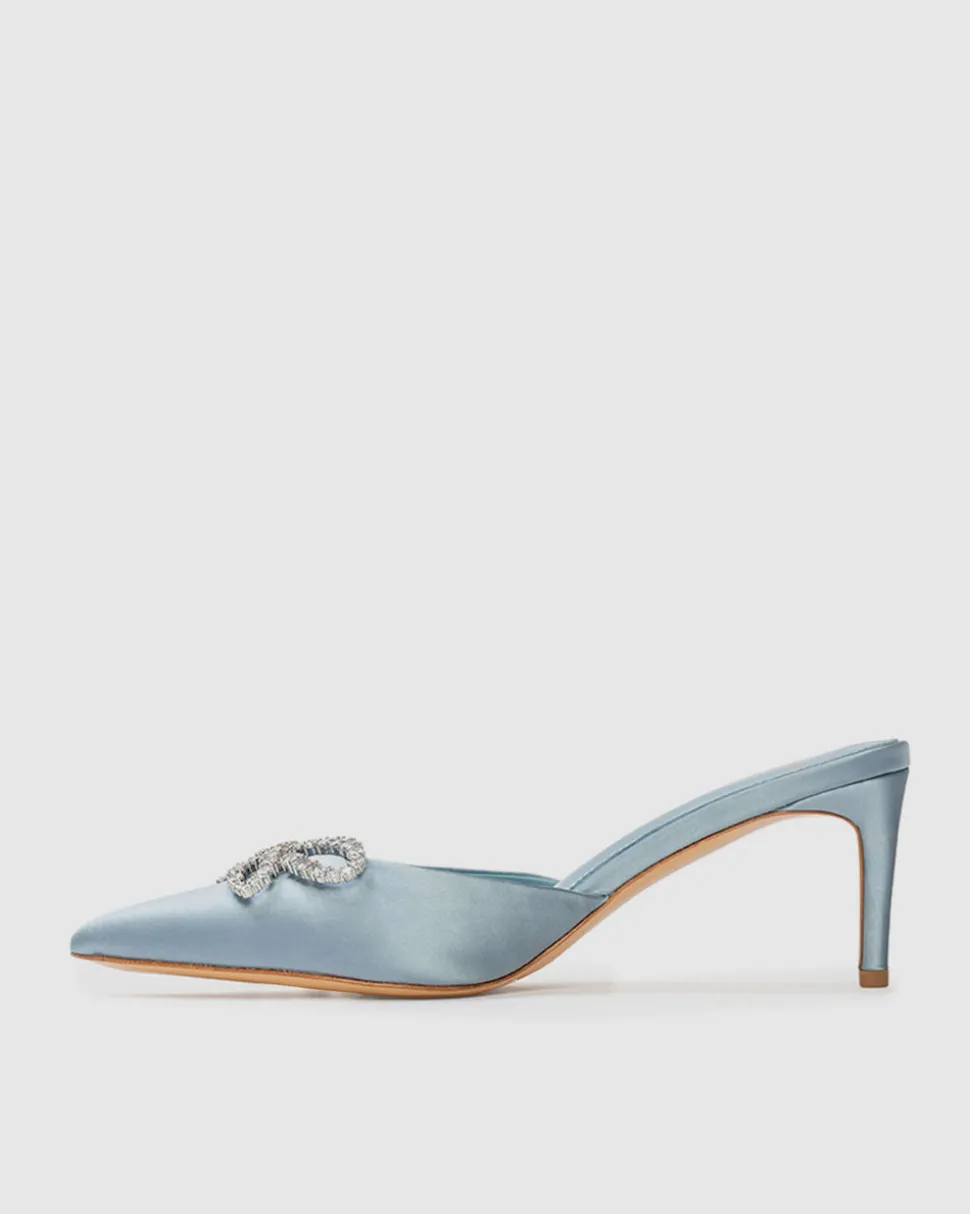 Extra 65 in Ashley Blue Satin