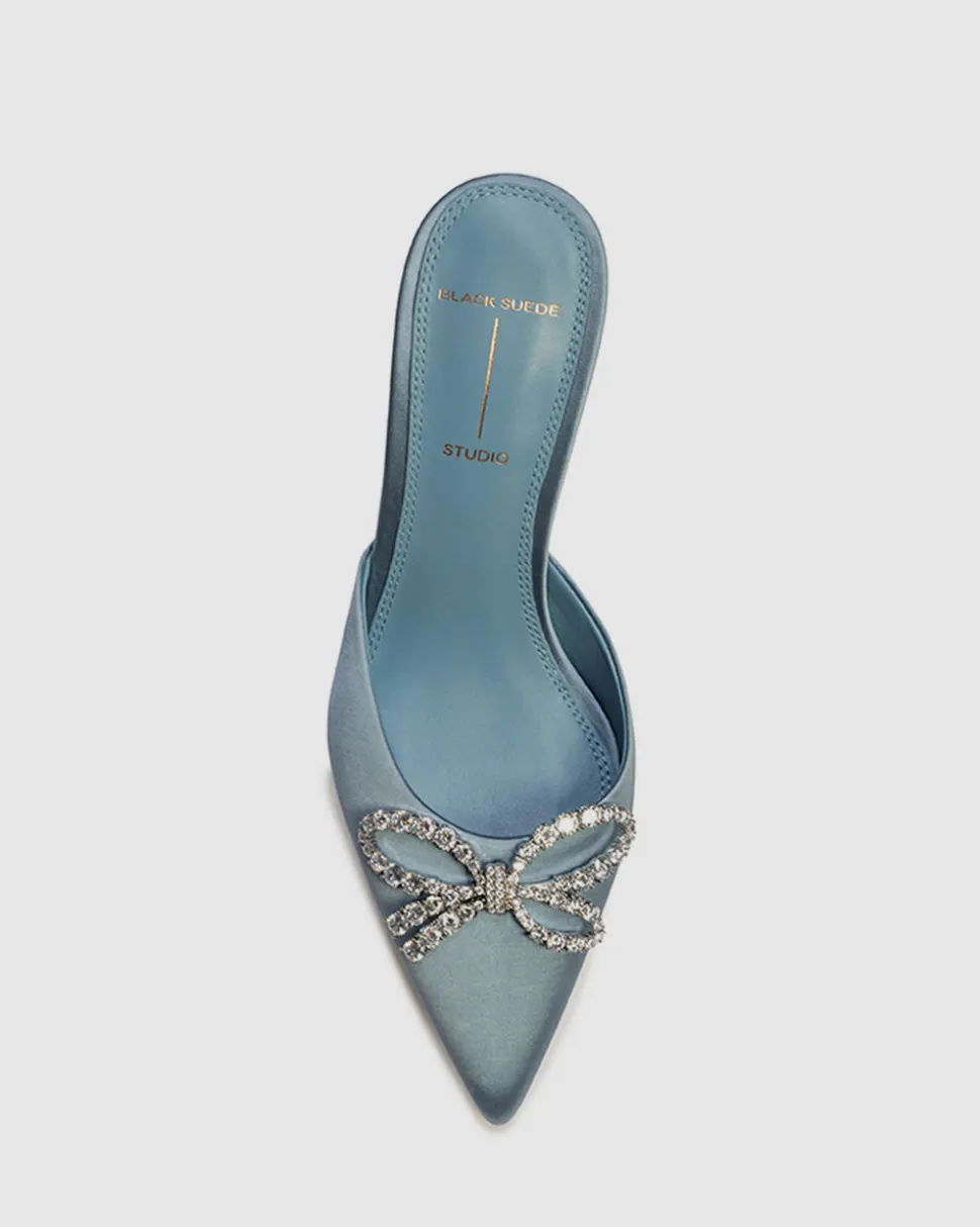 Extra 65 in Ashley Blue Satin