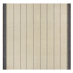 Eze 60x60 Tablecloth in Ivory & Blue
