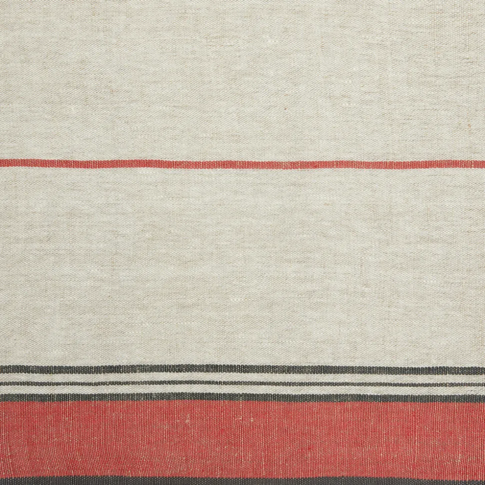 Eze 60x90 Tablecloth in Ivory & Red
