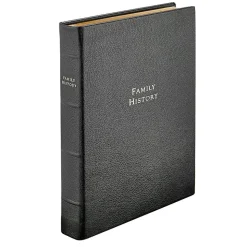Family History Book in Black