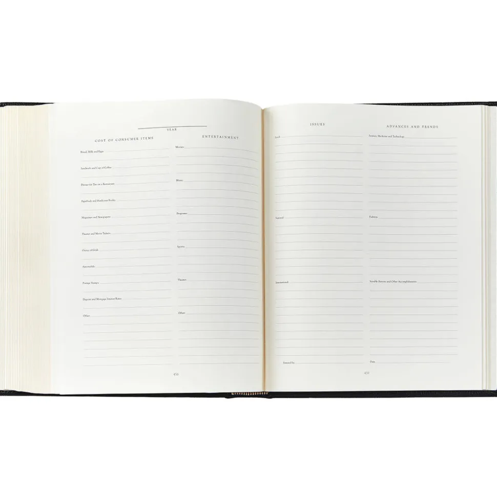 Family History Book in Red