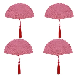 Fan Cocktail Napkins, Set of 4
